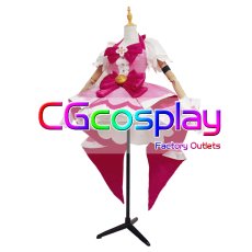 画像3: Go！プリンセスプリキュア　春野はるか(キュアフローラ)　変身後　コスプレ衣装 (3)
