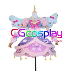 画像2: アイカツスターズ!　花園きらら　スイートドリームスコーデ　コスプレ衣装 (2)