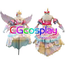 画像1: アイカツスターズ!　虹野ゆめ　レインボーエトワールコーデ　コスプレ衣装 (1)