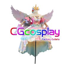 画像2: アイカツスターズ!　虹野ゆめ　レインボーエトワールコーデ　コスプレ衣装 (2)