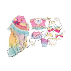 画像4: アイカツスターズ!　虹野ゆめ　レインボーエトワールコーデ　コスプレ衣装 (4)