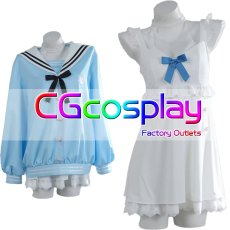 画像1: バーチャルYouTuber　VTuber　Mint Fantome(ミント・ファントーム)　夏服　コスプレ衣装 (1)