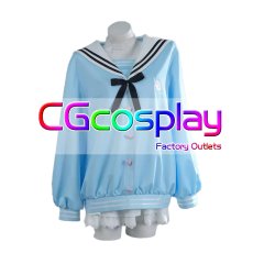 画像2: バーチャルYouTuber　VTuber　Mint Fantome(ミント・ファントーム)　夏服　コスプレ衣装 (2)