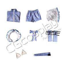 画像4: ウマ娘プリティーダービー　オグリキャップ　ジャージメイド服　Cute Jersey Collection　コスプレ衣装 (4)
