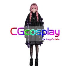 画像4: バーチャルYouTuber　Vtuber　鷹嶺ルイ　ラプルイおそろいゴシック衣装　コスプレ衣装 (4)