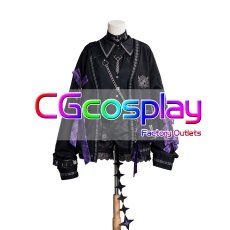画像2: バーチャルYouTuber　Vtuber　ラプラス・ダークネス（La+ Darknesss）　ラプルイおそろいゴシック衣装　コスプレ衣装 (2)