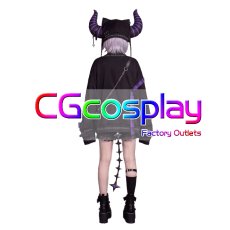 画像5: バーチャルYouTuber　Vtuber　ラプラス・ダークネス（La+ Darknesss）　ラプルイおそろいゴシック衣装　コスプレ衣装 (5)