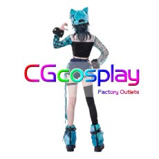 画像5: バーチャルYouTuber　Vtuber　輪堂千速　hololive production official shop in Harajuku　コスプレ衣装 (5)