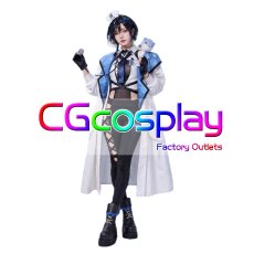 画像4: バーチャルYouTuber　Vtuber　鮫升コモリ　コスプレ衣装 (4)