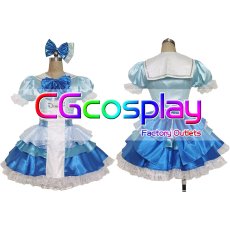 画像1: ラブライブ！サンシャイン!!　Aqours　渡辺曜　4th LIVE　ダイスキだったらダイジョウブ！　コスプレ衣装 (1)