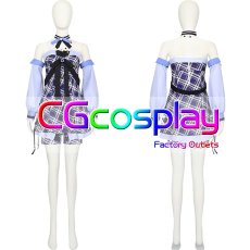 画像1: プロジェクトセカイ カラフルステージ！ feat. 初音ミク　桃井愛莉　Lovely Plaid　心からの涙を　コスプレ衣装 (1)