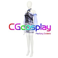 画像4: プロジェクトセカイ カラフルステージ！ feat. 初音ミク　桃井愛莉　Lovely Plaid　心からの涙を　コスプレ衣装 (4)