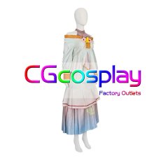 画像3: プロジェクトセカイ カラフルステージ！ feat. 初音ミク　東雲絵名　曙香る乙女の羽衣　感じたものを絵に　コスプレ衣装 (3)