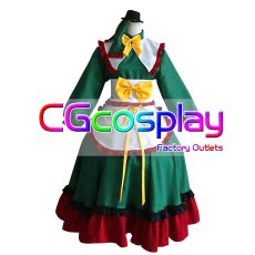 画像1: 東方Project　東方天空璋　丁礼田舞　コスプレ衣装 (1)