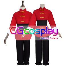 画像1: らんま1/2　早乙女乱馬　チャイナ服　コスプレ衣装 (1)