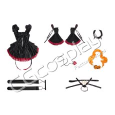 画像8: VOCALOID　重音テト　ハロウィン　コスプレ衣装　翼飾り追加可 (8)