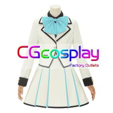 画像1: ラブライブ！虹ヶ咲学園スクールアイドル同好会　三船栞子　Future Parade　コスプレ衣装 (1)