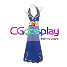 画像1: ストリートファイター　春麗　コスプレ衣装 (1)