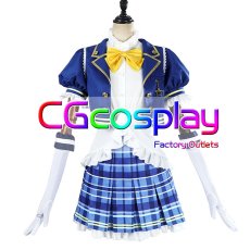 画像1: ラブライブ！サンシャイン!!　初期編　渡辺曜　高海千歌　国木田花丸　黒澤ダイヤ　黒澤ルビィ　津島善子　松浦果南　小原鞠莉　桜内梨子　コスプレ衣装 (1)