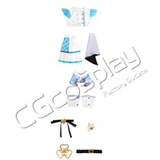 画像12: プロジェクトセカイ カラフルステージ！ feat. 初音ミク　花里みのり　桐谷遥　桃井愛莉　日野森雫　Brand New World　　コスプレ衣装 (12)