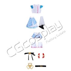 画像9: プロジェクトセカイ カラフルステージ！ feat. 初音ミク　花里みのり　桐谷遥　桃井愛莉　日野森雫　Brand New World　　コスプレ衣装 (9)