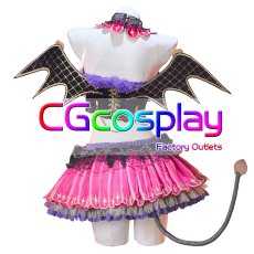 画像3: ラブライブ！サンシャイン!!　津島善子　小悪魔編 堕天使コーディネート　コスプレ衣装 (3)