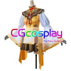 画像1: VOCALOID　鏡音リン　秋衣装　コスプレ衣装 (1)