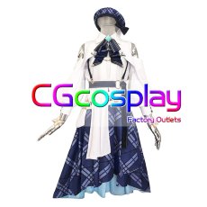 画像1: バーチャルYouTuber　VTuber　湊あくあ　Blue Journey　コスプレ衣装 (1)