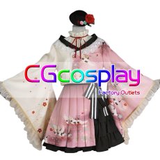 画像2: プロジェクトセカイ カラフルステージ！ feat. 初音ミク　朝比奈まふゆ　和風ロリータファッション　優しさに励まされて　コスプレ衣装 (2)