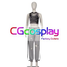 画像3: バーチャルYouTuber　Vtuber　虎金妃笑虎　初期2D　コスプレ衣装 (3)