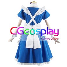 画像2: バーチャルYouTuber　VTuber　Gawr Gura（がうる・ぐら）　メイド　コスプレ衣装 (2)