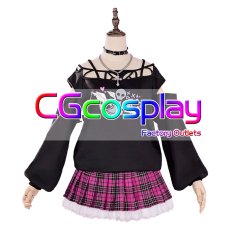 画像1: VOCALOID　鏡音リン　地雷系　ドン・キホーテフェア　コスプレ衣装 (1)