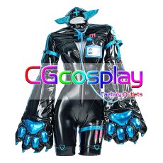 画像1: VOCALOID　初音ミク　猫ナース　コスプレ衣装 (1)