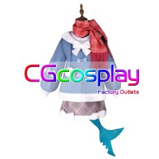 画像1: バーチャルYouTuber　VTuber　がうる・ぐら　Gawr Gura　2025新春　コスプレ衣装 (1)