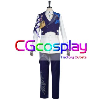 ウィッグ付　あんさんぶるスターズ クラフトモンスター 氷鷹北斗　コスプレ衣装 あんさんぶるスターズ! 氷鷹北斗 コスプレウィッグ コスプレ衣装