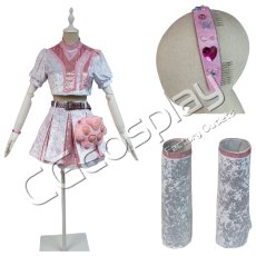 画像4: ラブライブ！サンシャイン!!　わいわいわい　黒澤ルビィ　peace piece pizza　コスプレ衣装 (4)