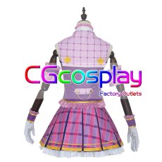 画像2: アイカツ!　紫吹蘭　パープルトルテ　コスプレ衣装 (2)