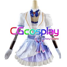 画像1: ラブライブ！サンシャイン!!　黒澤ルビィ　Aqours　9周年記念　コスプレ衣装 (1)