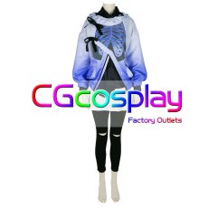 画像1: バーチャルYouTuber　VTuber　水無世燐央　コスプレ衣装 (1)