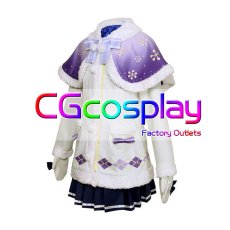 画像2: プロジェクトセカイ カラフルステージ！ feat. 初音ミク　鳳えむ　もこもこスノーコート　コスプレ衣装 (2)