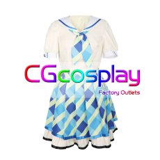 画像1: アイカツ!　霧矢あおい　ブルーステージ　コスプレ衣装 (1)