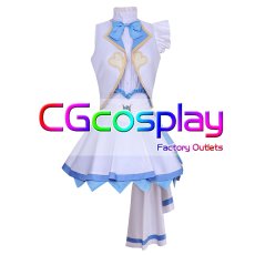 画像1: プロジェクトセカイ カラフルステージ！ feat. 初音ミク　桐谷遥　劇場版プロジェクトセカイ　壊れたセカイと歌えないミク　コスプレ衣装 (1)