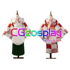 画像3: ぼっち・ざ・ろっく!　喜多郁代　神明の少女　和メイド　コスプレ衣装 (3)