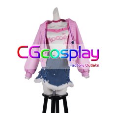 画像1: バーチャルYouTuber　VTuber　Mococo Abyssgard (モココ・アビスガード)　カジュアル衣装　コスプレ衣装 (1)
