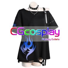 画像1: プロジェクトセカイ カラフルステージ！ feat. 初音ミク　白石杏　Yearning flame　目指せ、英語マスター！　コスプレ衣装 (1)
