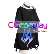 画像2: プロジェクトセカイ カラフルステージ！ feat. 初音ミク　白石杏　Yearning flame　目指せ、英語マスター！　コスプレ衣装 (2)
