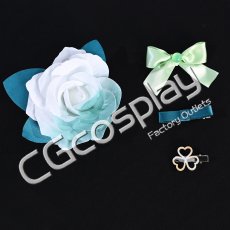 画像9: プロジェクトセカイ カラフルステージ！ feat. 初音ミク　日野森雫　Sweet & Rose　4周年記念　コスプレ衣装 (9)