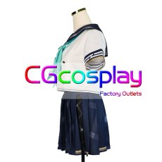画像3: バーチャルYouTuber　VTuber　風真いろは　セーラー服　コスプレ衣装 (3)
