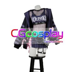 画像1: バーチャルYouTuber　VTuber　ラオーラ・パンテーラ　Gothera　コスプレ衣装 (1)