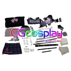 画像10: バーチャルYouTuber　VTuber　ラオーラ・パンテーラ　Gothera　コスプレ衣装 (10)